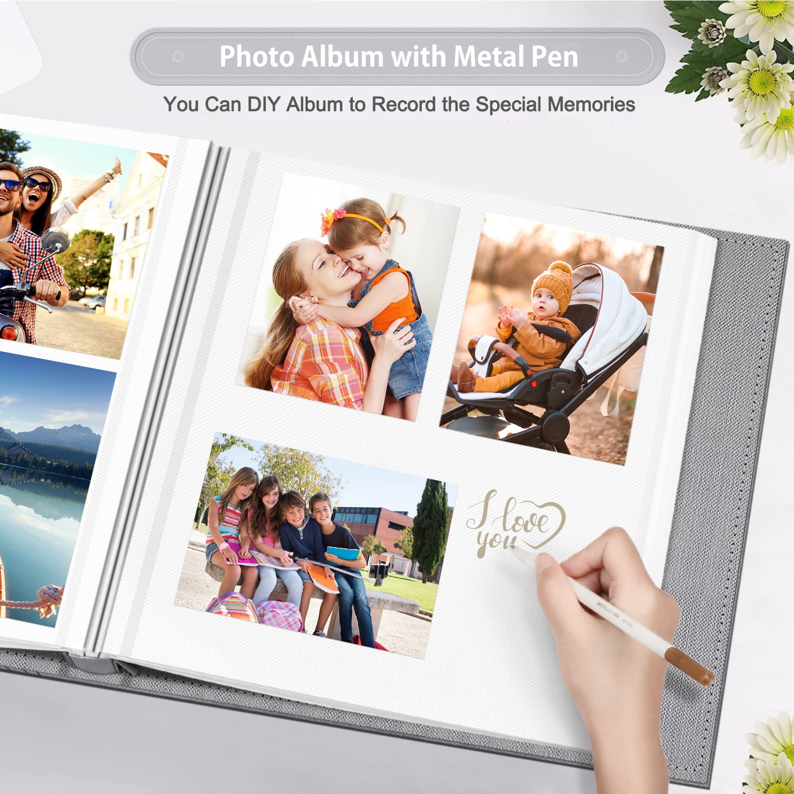 Foto 6 pulgar | Álbum De Fotos Autoadhesivo Fintie Para 3 X 5 X 6, 5 X 7, 6 X 8 X 10 - Venta Internacional.