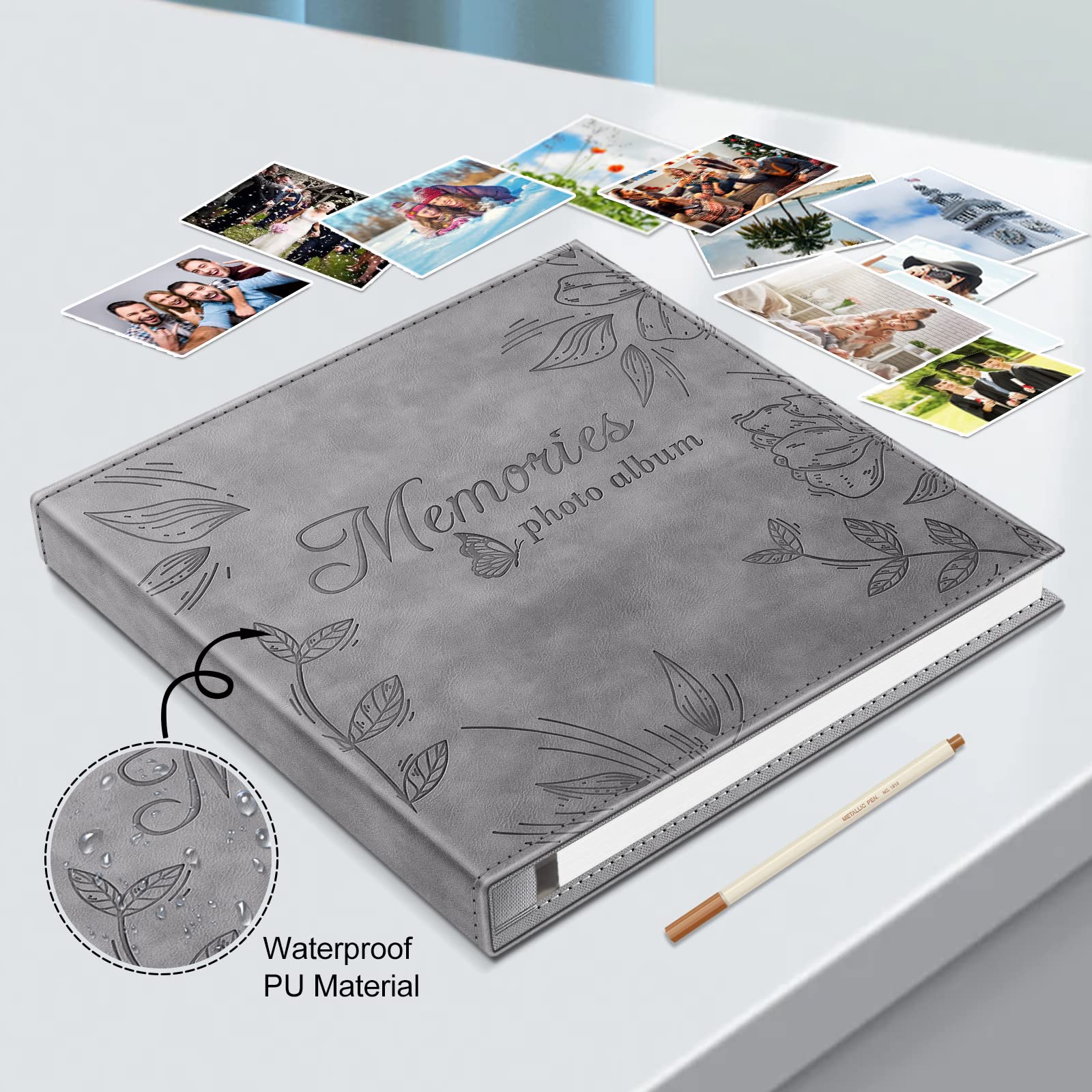 Foto 6 | Álbum De Fotos Autoadhesivo Fintie Para 3 X 5 X 6, 5 X 7, 6 X 8 X 10 - Venta Internacional.