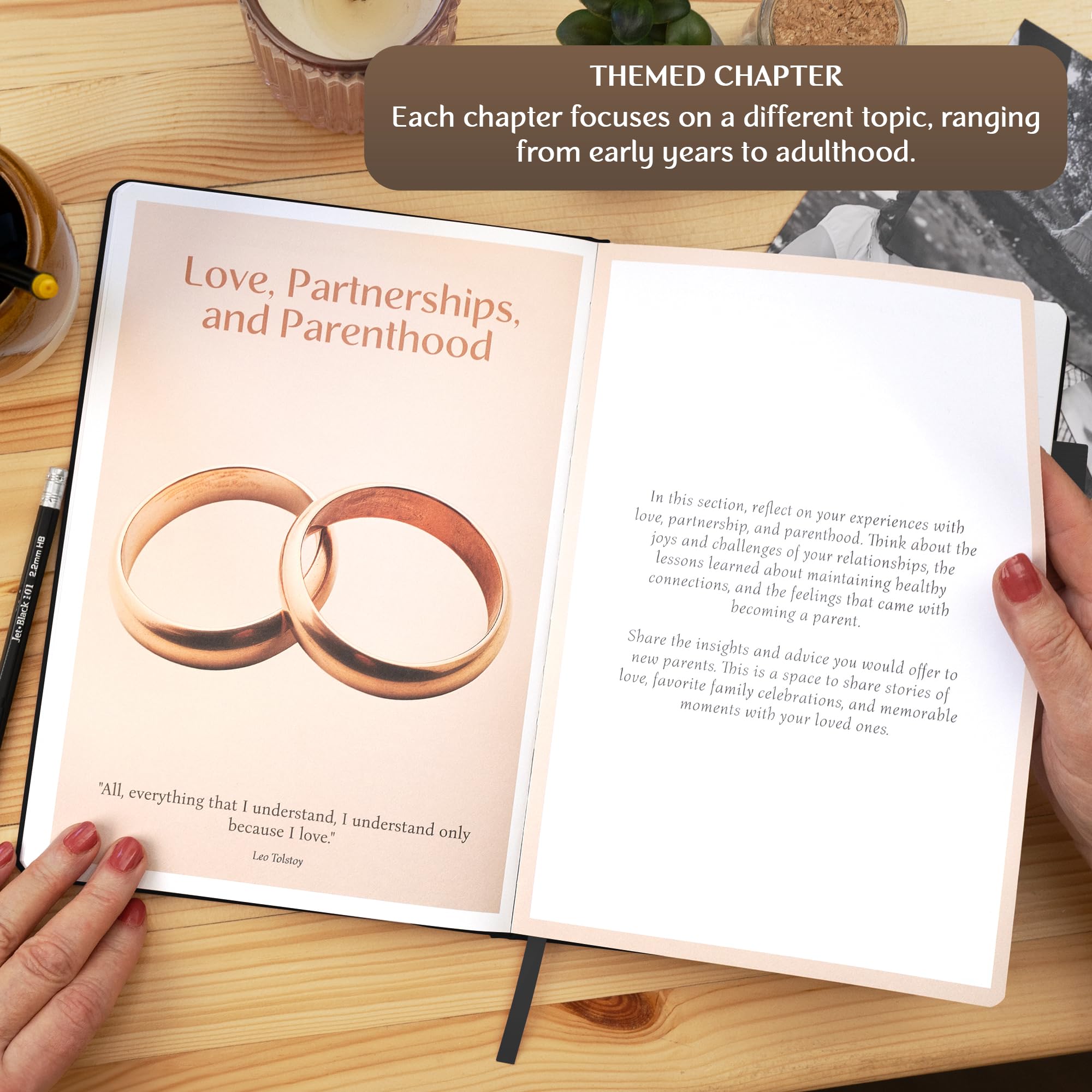 Foto 4 pulgar | Libro De Recuerdos Legend Grandparents Legacy Journal Negro - Venta Internacional.