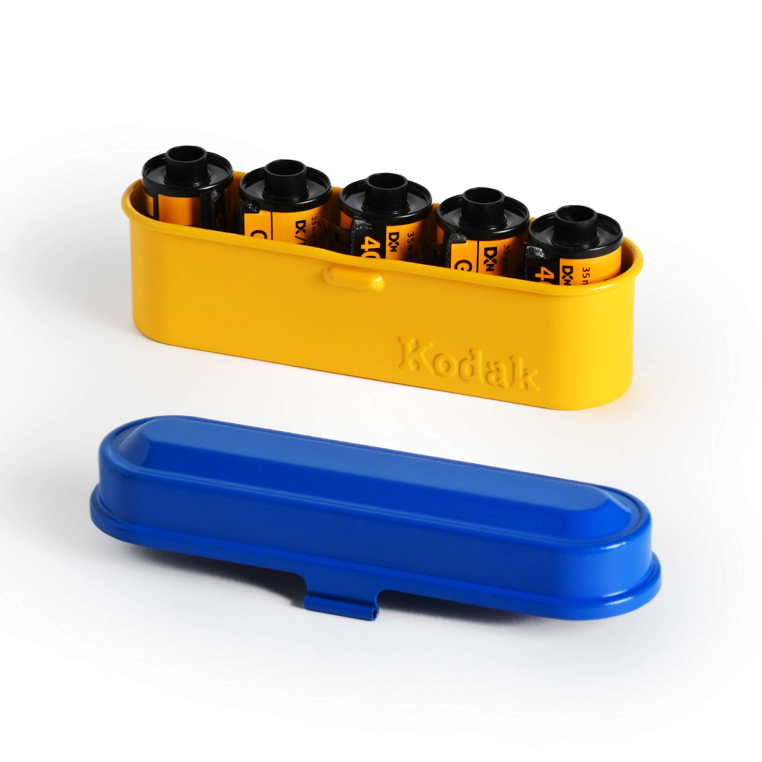Estuche Kodak Para 5 Rollos De Películas De 35 Mm Compact Retro Steel - Venta Internacional.