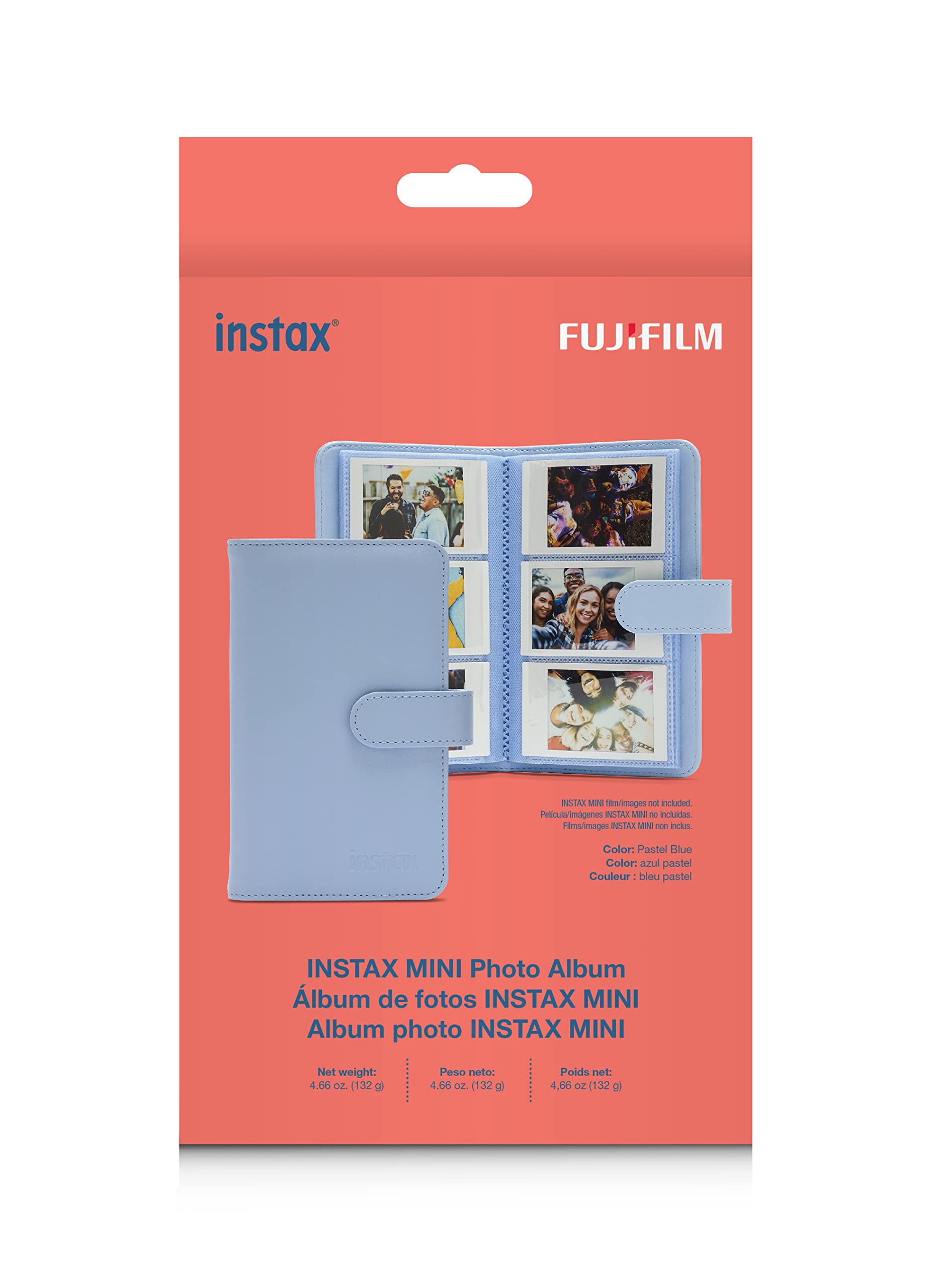 Foto 4 pulgar | Álbum De Fotos Fujifilm Instax Mini Pastel Blue Con Capacidad Para 108 Fotos - Venta Internacional.