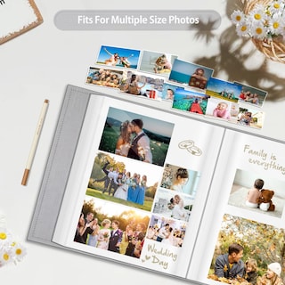 Foto 3 | Álbum De Fotos Autoadhesivo Fintie Para Fotos De 3 X 5 X 6, 5 X 7, 6 X 8 X 10 - Venta Internacional.