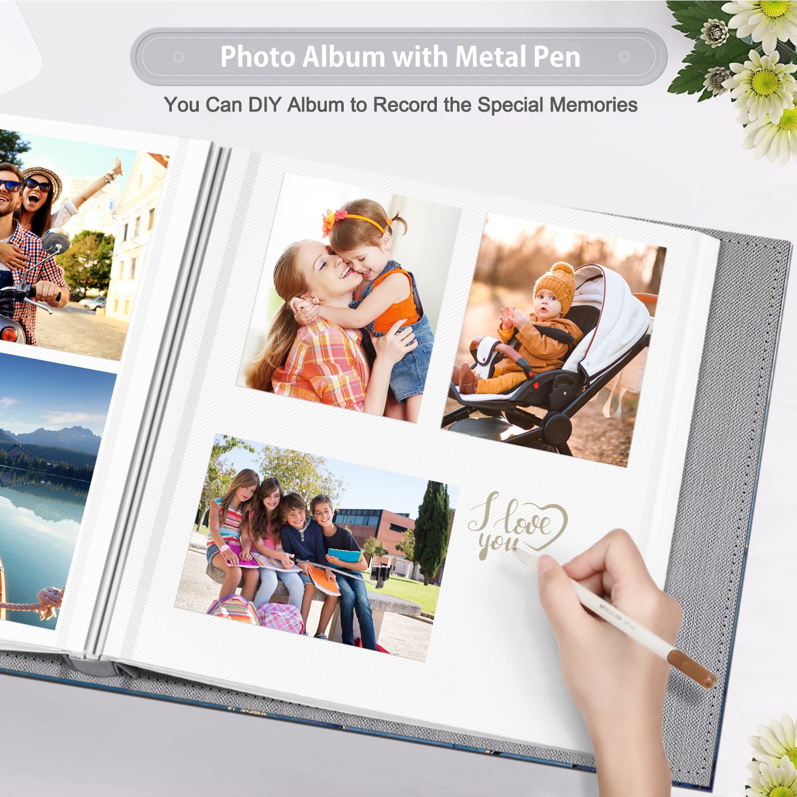 Foto 6 pulgar | Álbum De Fotos Autoadhesivo Fintie Para Fotos De 3 X 5 X 6, 5 X 7, 6 X 8 X 10 - Venta Internacional.