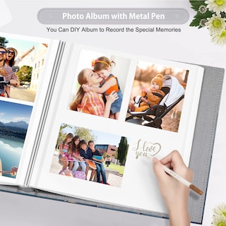 Foto 5 | Álbum De Fotos Autoadhesivo Fintie Para Fotos De 3 X 5 X 6, 5 X 7, 6 X 8 X 10 - Venta Internacional.