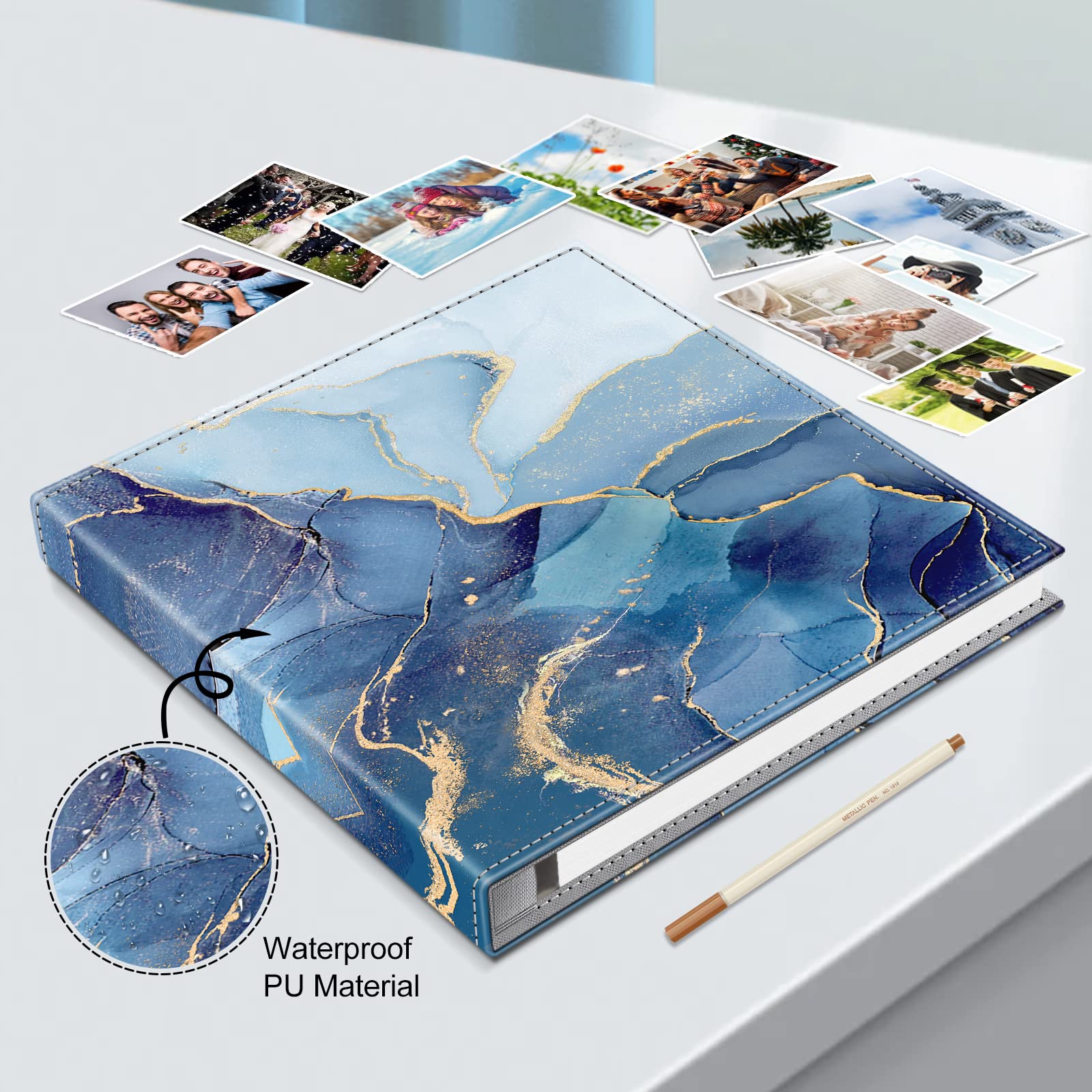 Foto 6 | Álbum De Fotos Autoadhesivo Fintie Para Fotos De 3 X 5 X 6, 5 X 7, 6 X 8 X 10 - Venta Internacional.