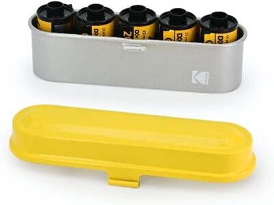 Foto 1 | Estuche Kodak Para 5 Rollos De Películas De 35 Mm Compact Retro Steel - Venta Internacional.