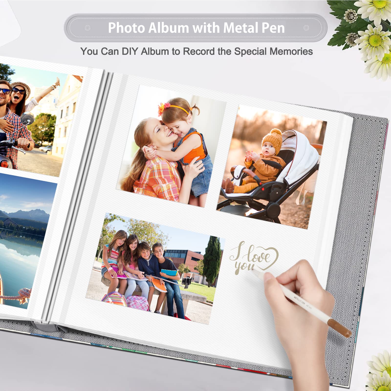 Foto 6 pulgar | Álbum De Fotos Autoadhesivo Fintie Para 3 X 5 X 6, 5 X 7, 6 X 8 X 10 - Venta Internacional.