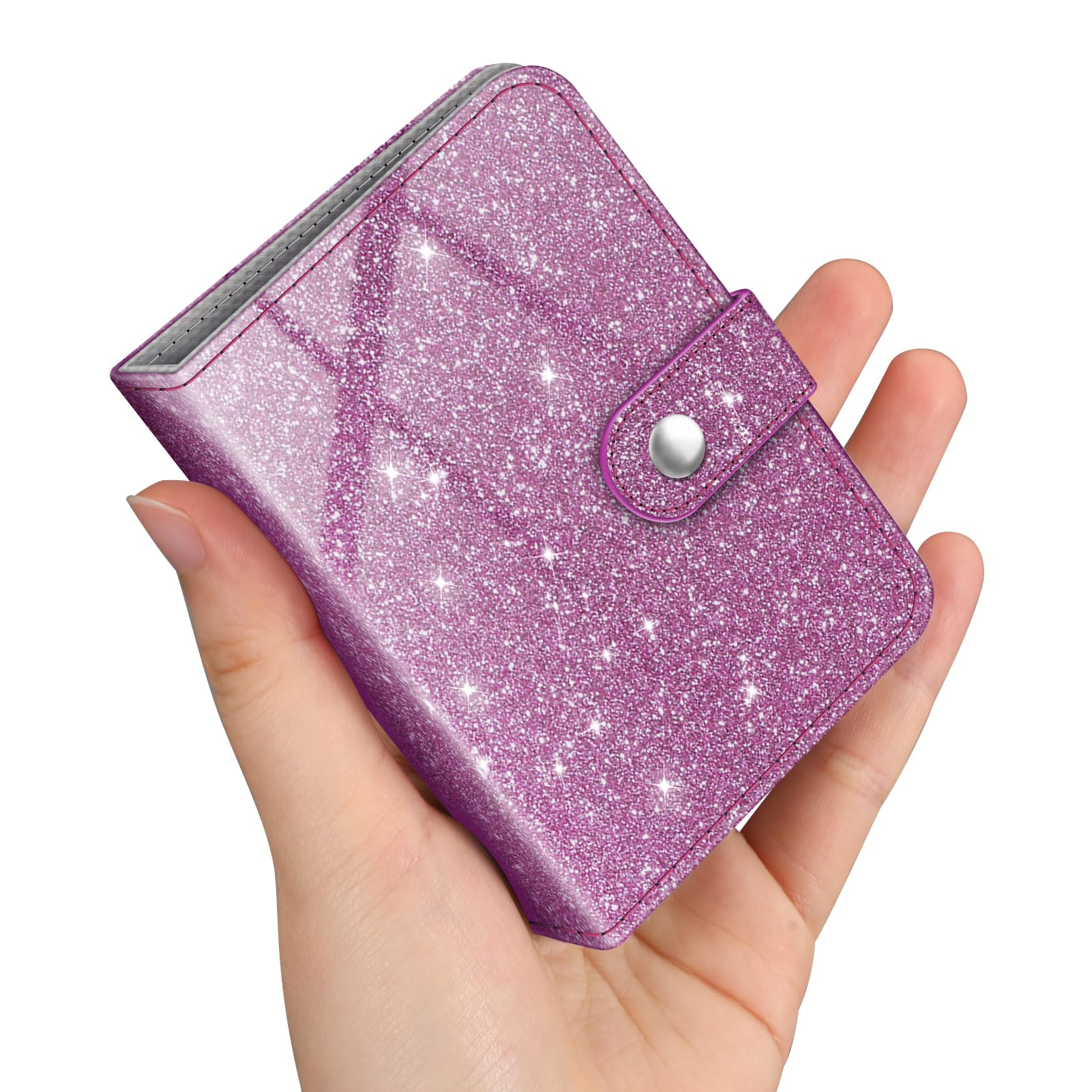 Álbum De Fotos Fintie Mini Para Películas De 2 X 3 Pulgadas, 52 Bolsillos, Color Morado - Venta Internacional.