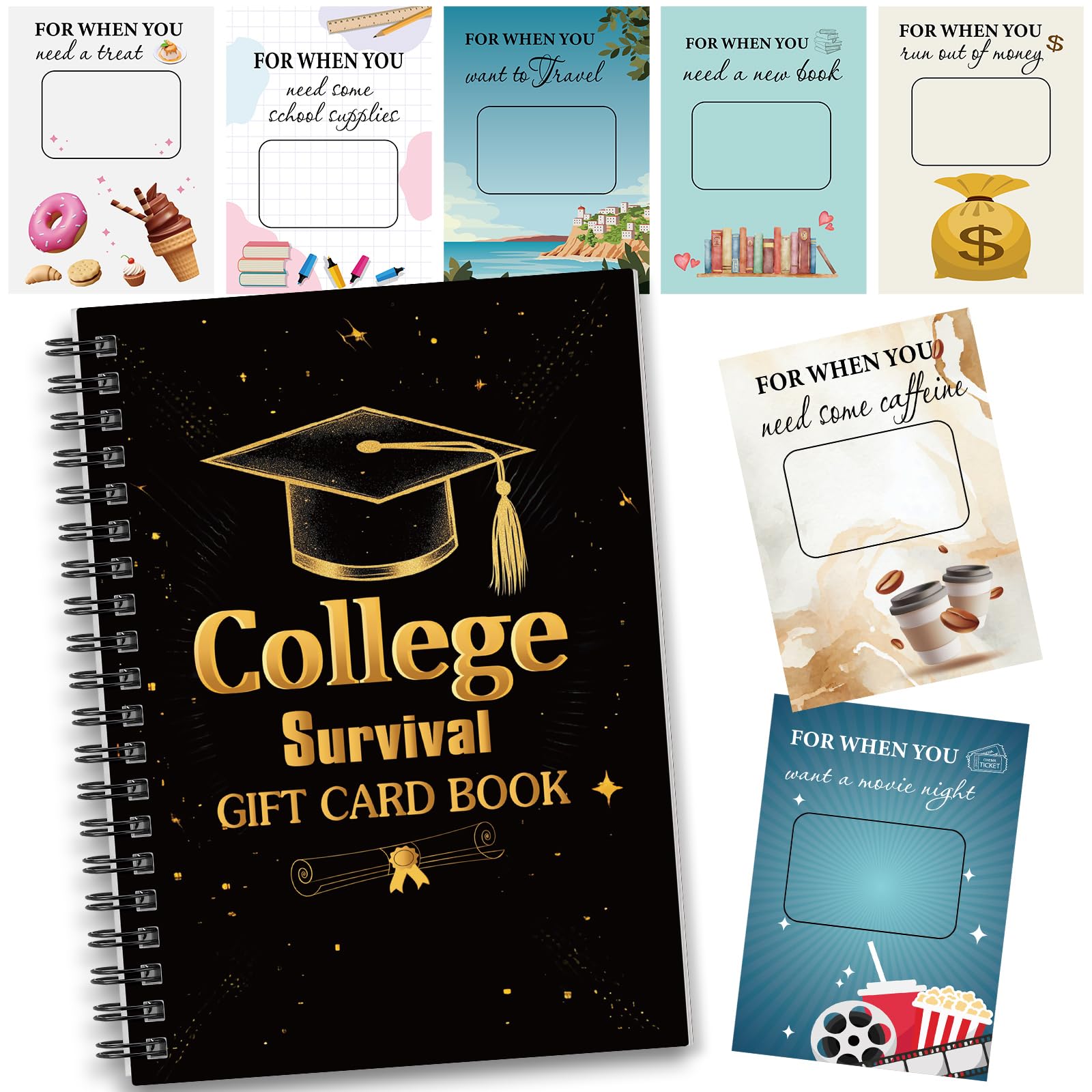 Foto 1 | Libro De Tarjetas De Regalo Universitario Zhanmai College Survival  18 X 13 Cm - Venta Internacional.