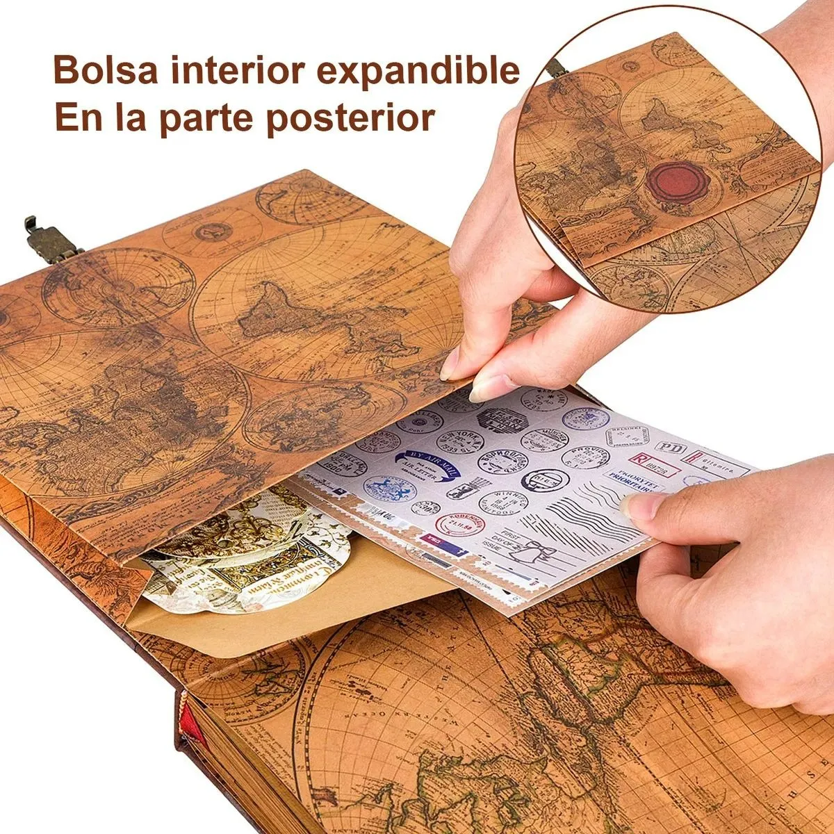 Foto 3 | Album De Fotos Retro  Con 150 Paginas  Libro De Aventuras Lab.g Marrón