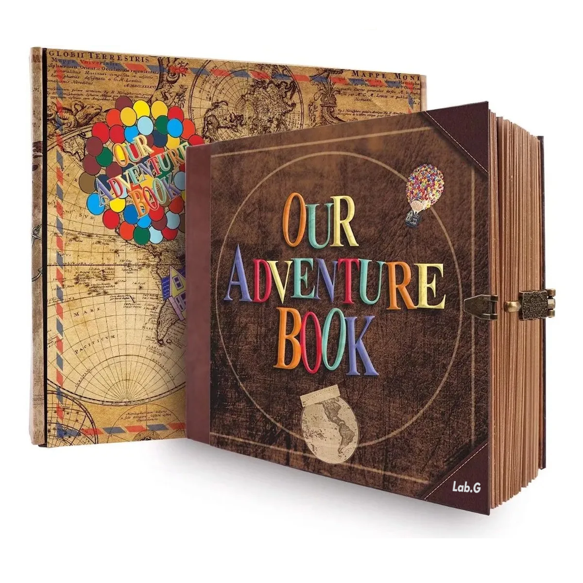 Nuestro Diario De Viaje De Libro De Aventura Lab.g Marrón