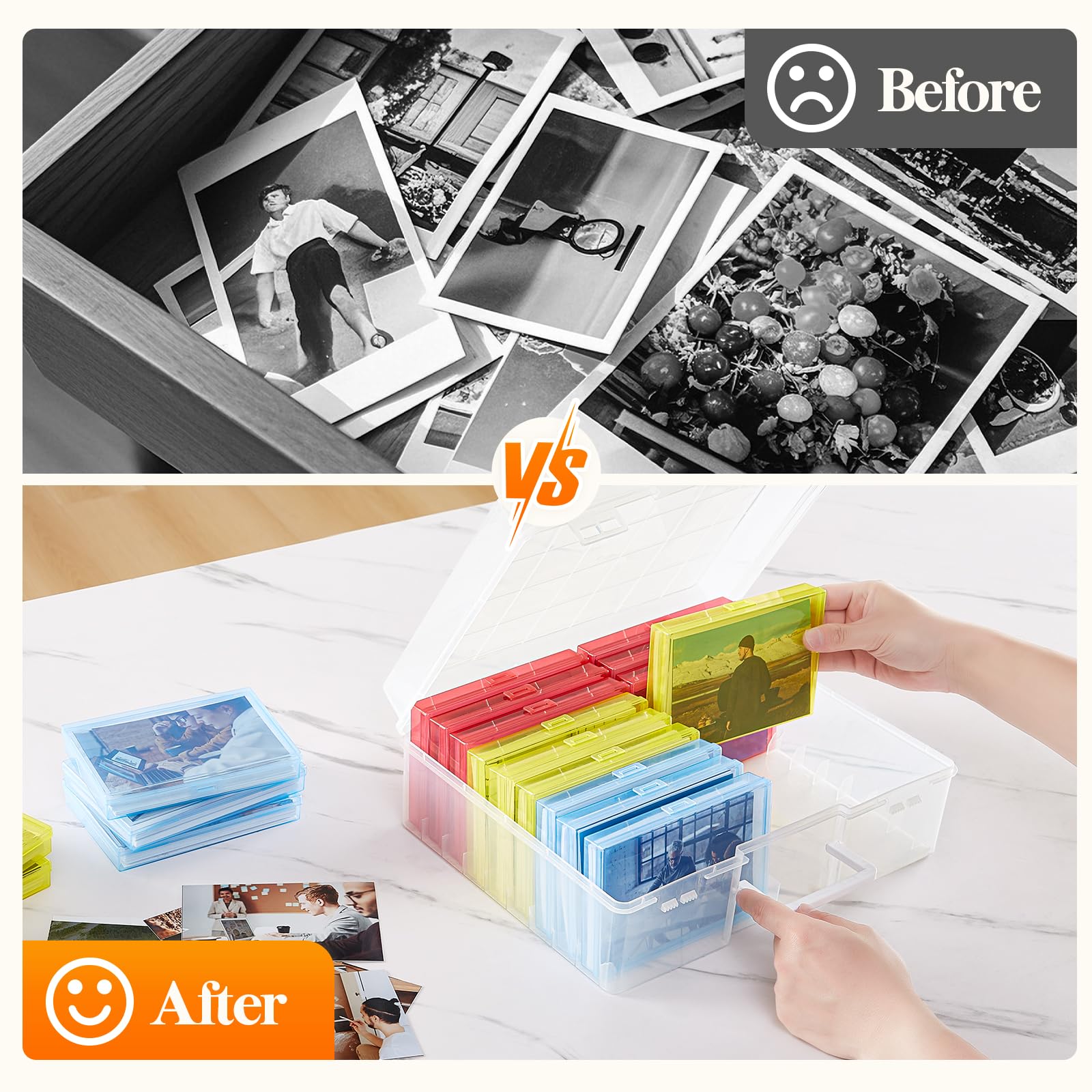 Foto 4 | Caja De Almacenamiento De Fotos Lifewit  Funda Para Fotos De 4 X 6 Pulgadas  18 Pulgadas  Interior - Venta Internaciona