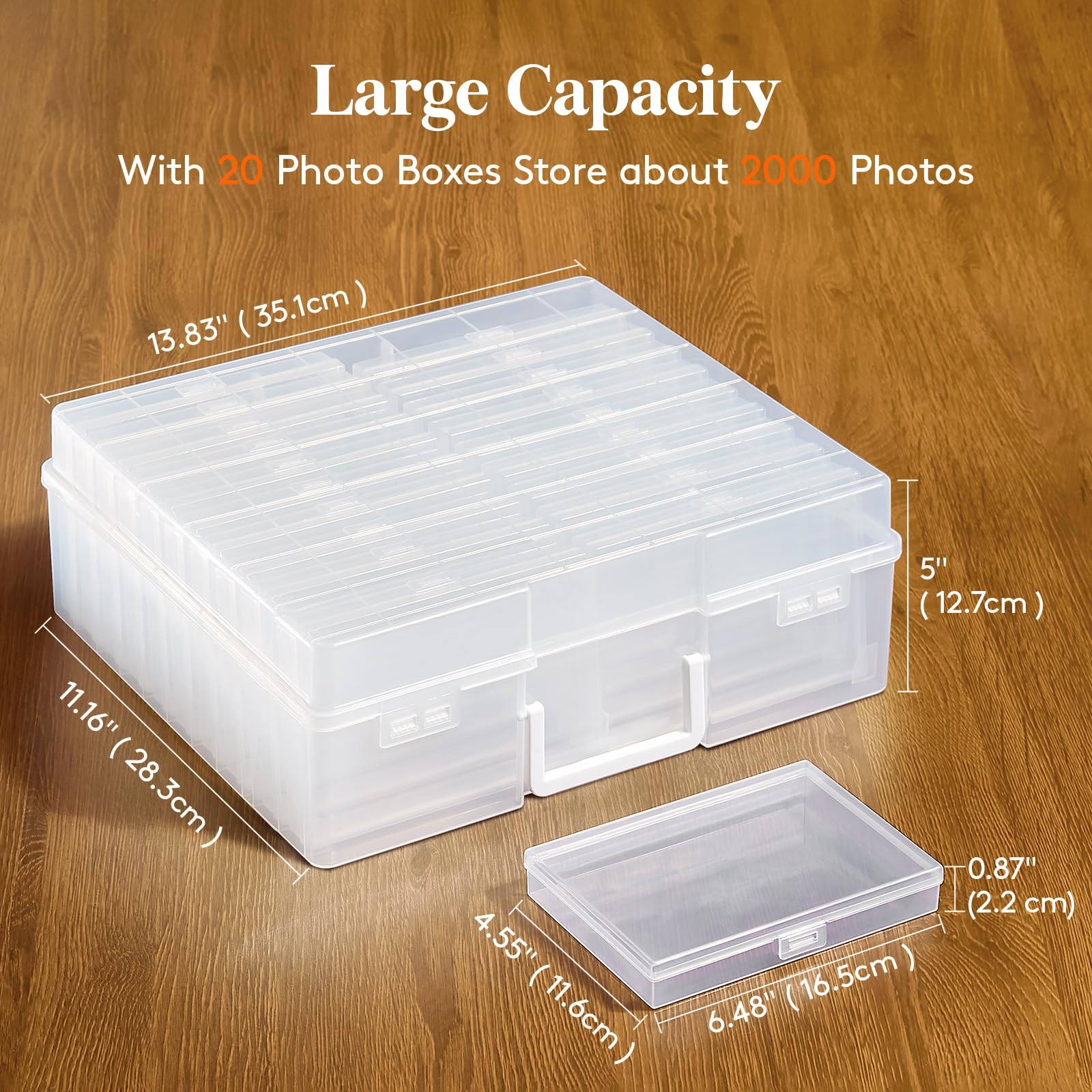 Foto 4 pulgar | Caja De Almacenamiento De Fotos Lifewit 4x6 Para 2000 Fotos Con 20 Fundas - Venta Internacional.