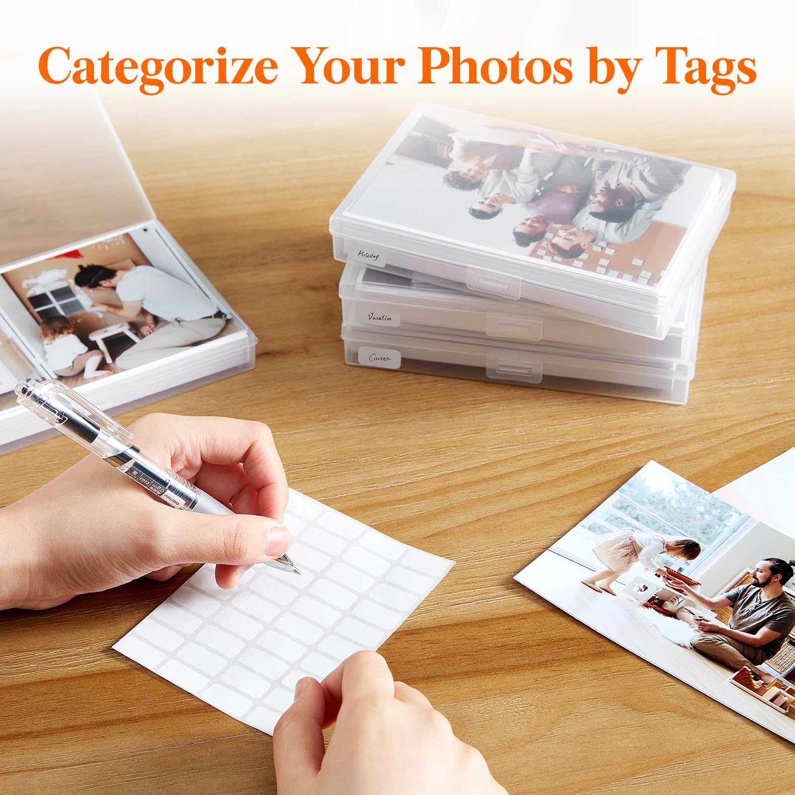 Foto 7 | Caja De Almacenamiento De Fotos Lifewit 4x6 Para 2000 Fotos Con 20 Fundas - Venta Internacional.