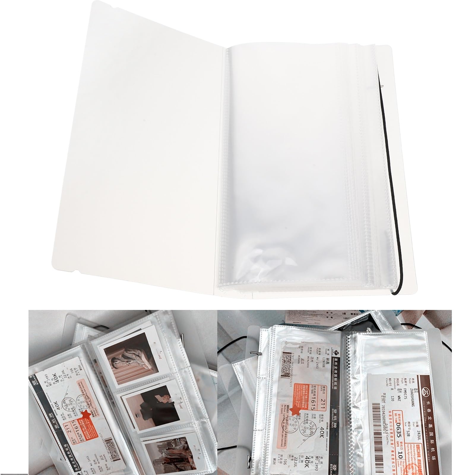 Álbum De Recortes Con Soporte Para Entradas Stobaza  Transparente - Venta Internacional.