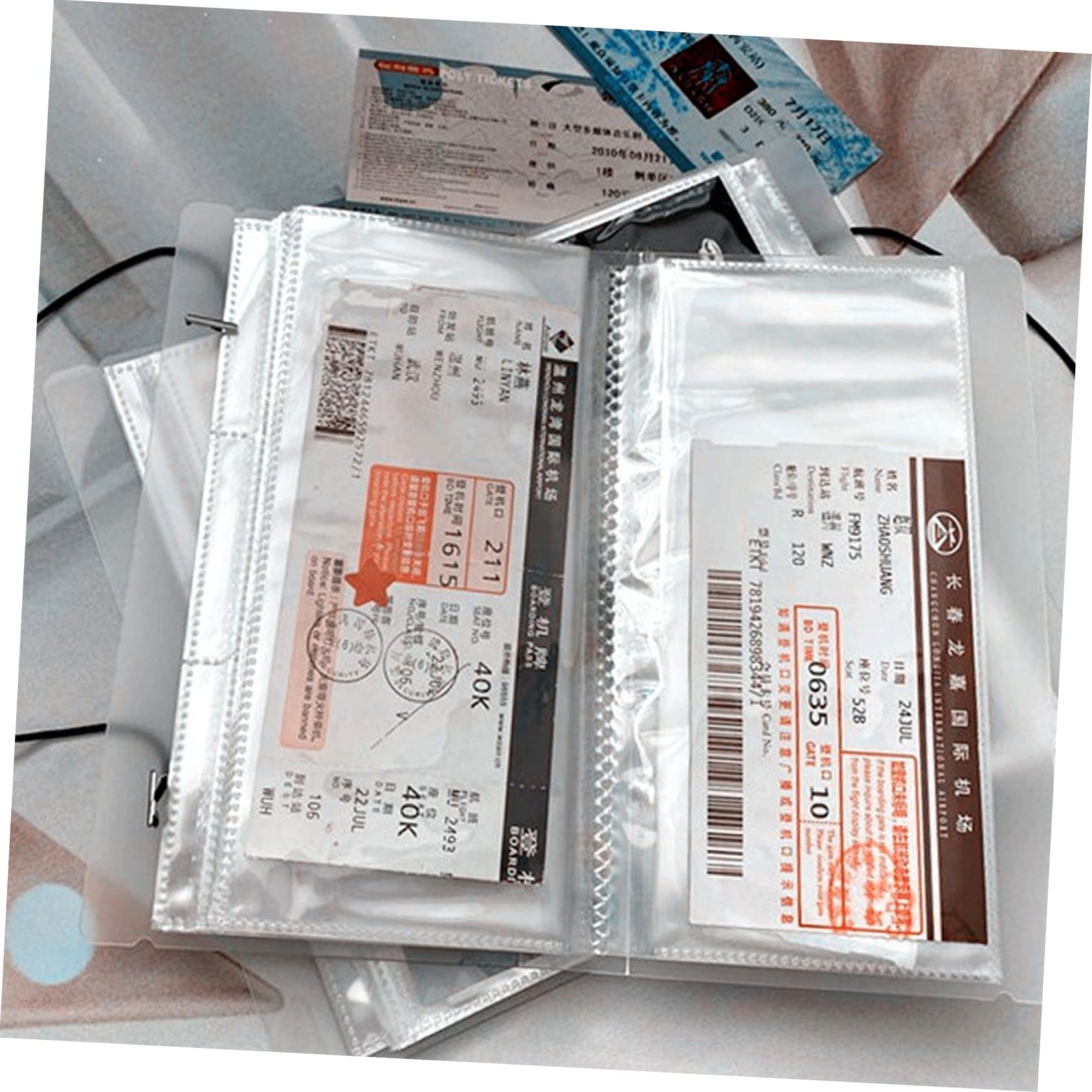 Foto 5 pulgar | Álbum De Recortes Con Soporte Para Entradas Stobaza  Transparente - Venta Internacional.
