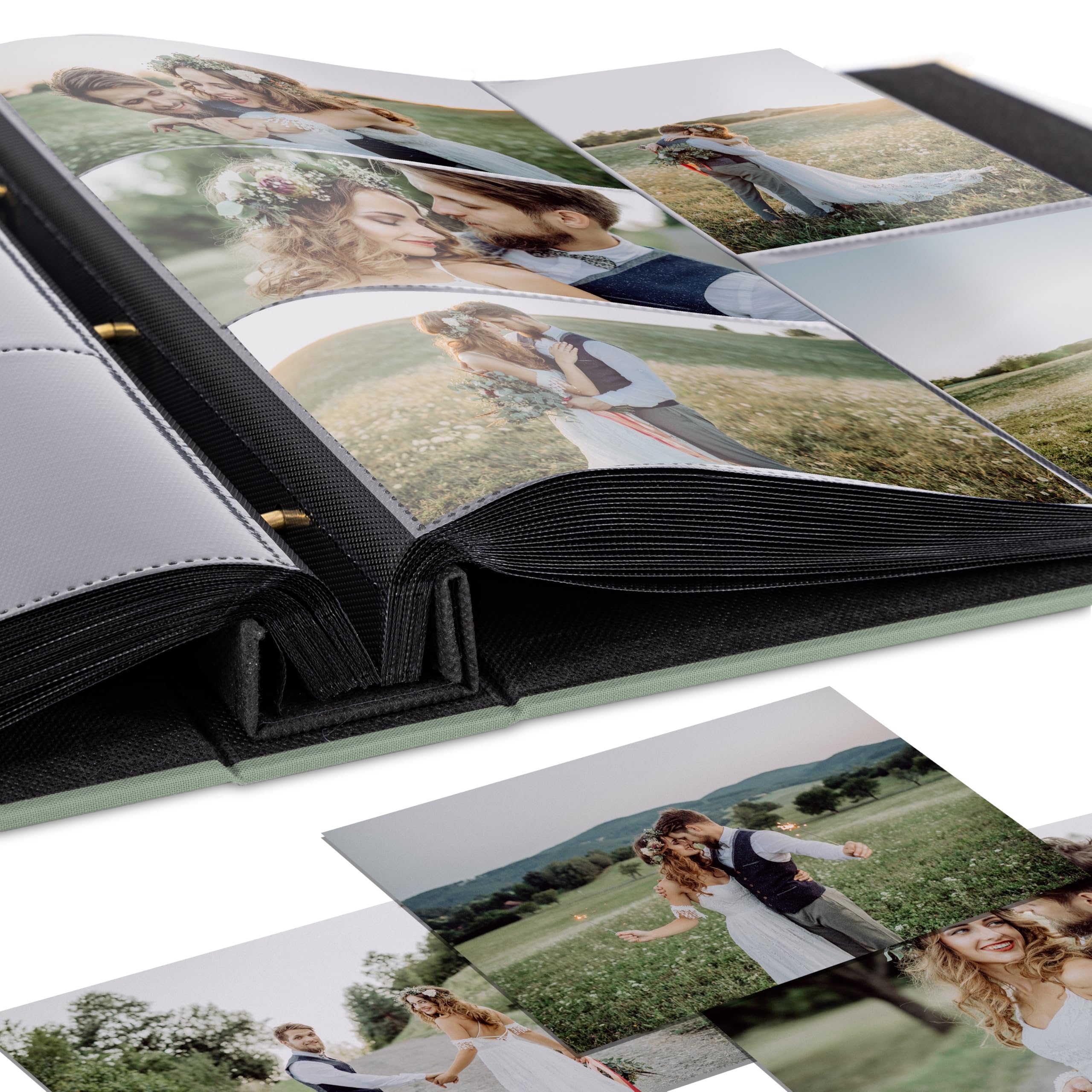 Foto 7 pulgar | Álbum De Fotos Zicoto Beautiful Linen Para Fotos De 10 X 15 Cm  500 Unidades - Venta Internacional.