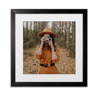 Foto 3 | Set de 6 Marcos para Fotografías Paspartú Frames Marco Negro con Cristal