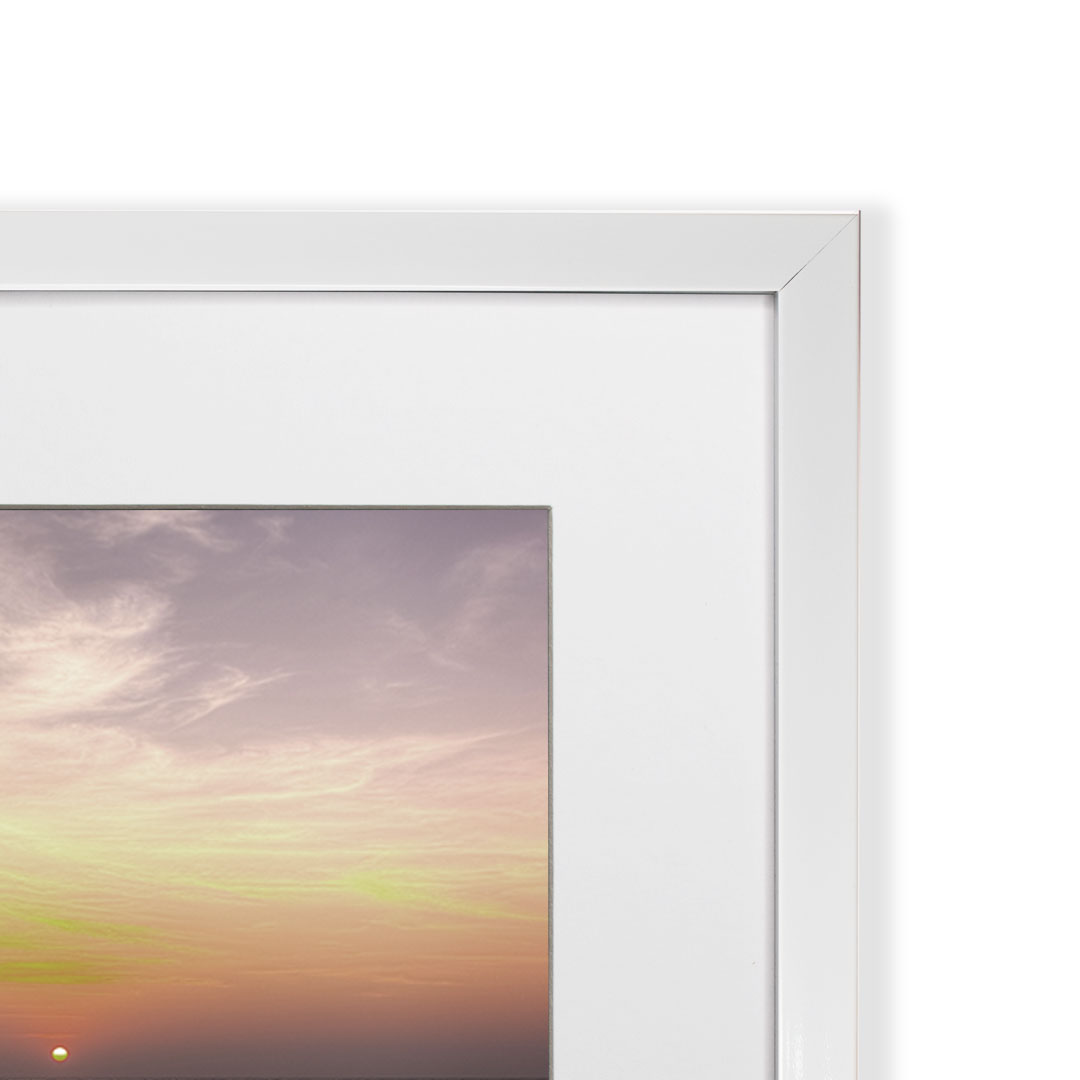 Foto 4 pulgar | Set de 9 Marcos para Fotografías Paspartú Frames Marco Blanco con Cristal