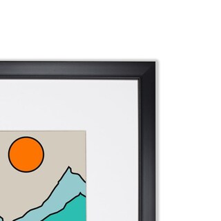 Foto 3 | Set de 3 Marcos para Fotografías Paspartú Frames Marco Negro con Cristal