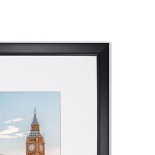 Foto 3 | Set de 4 Marcos para Fotografías Paspartú Frames Marco Negro con Cristal