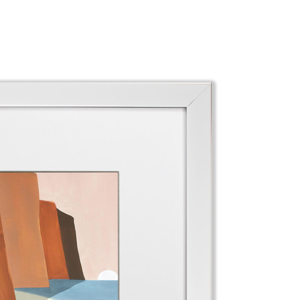 Foto 3 | Set de 3 Marcos para Fotografías Paspartú Frames Marco Blanco con Cristal
