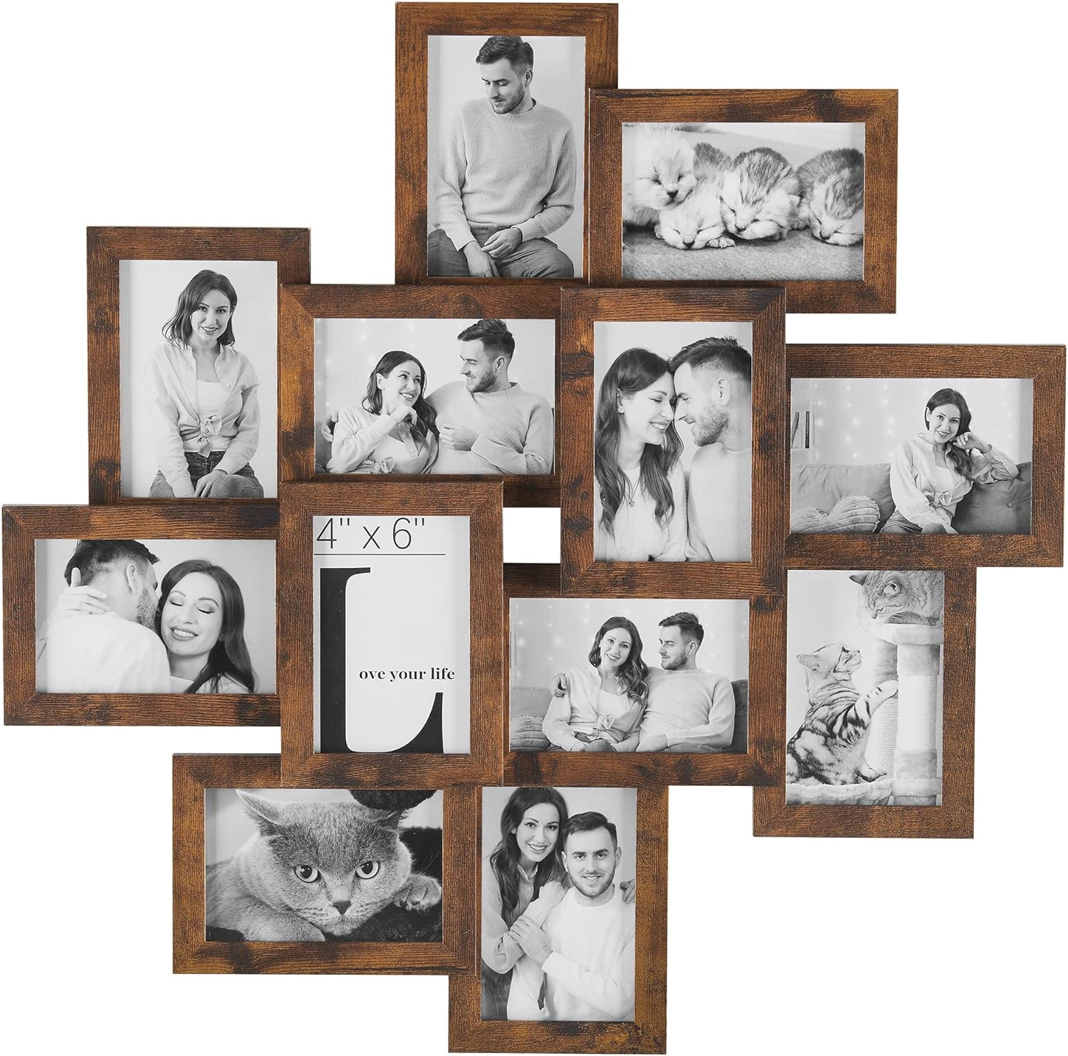 Marco De Fotos Songmics Collage Para 10 X 15 Cm $478