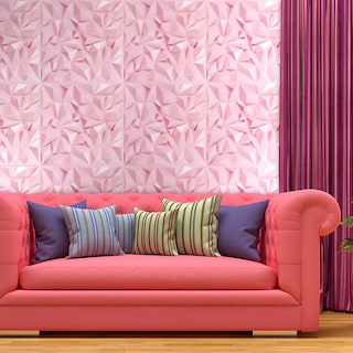 Foto 4 | Panel Decorativo 3d 12pzs Eo Safe Imports Esi-15572 Rosa