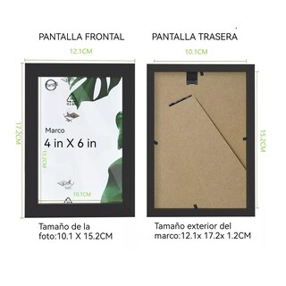 Foto 3 | Marcos de Fotos Decorativos de 8 Piezas Eo Safe Imports Blanco