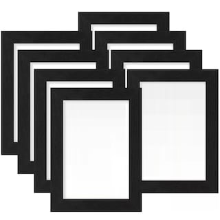 Foto 1 | Marcos de Fotos Decorativos de 8 Piezas Eo Safe Imports Negro