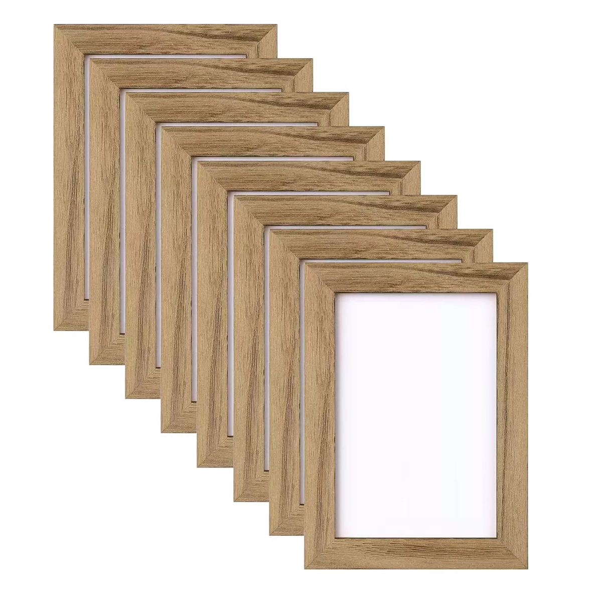 Marcos de Fotos Decorativos de 8 Piezas Eo Safe Imports Marron