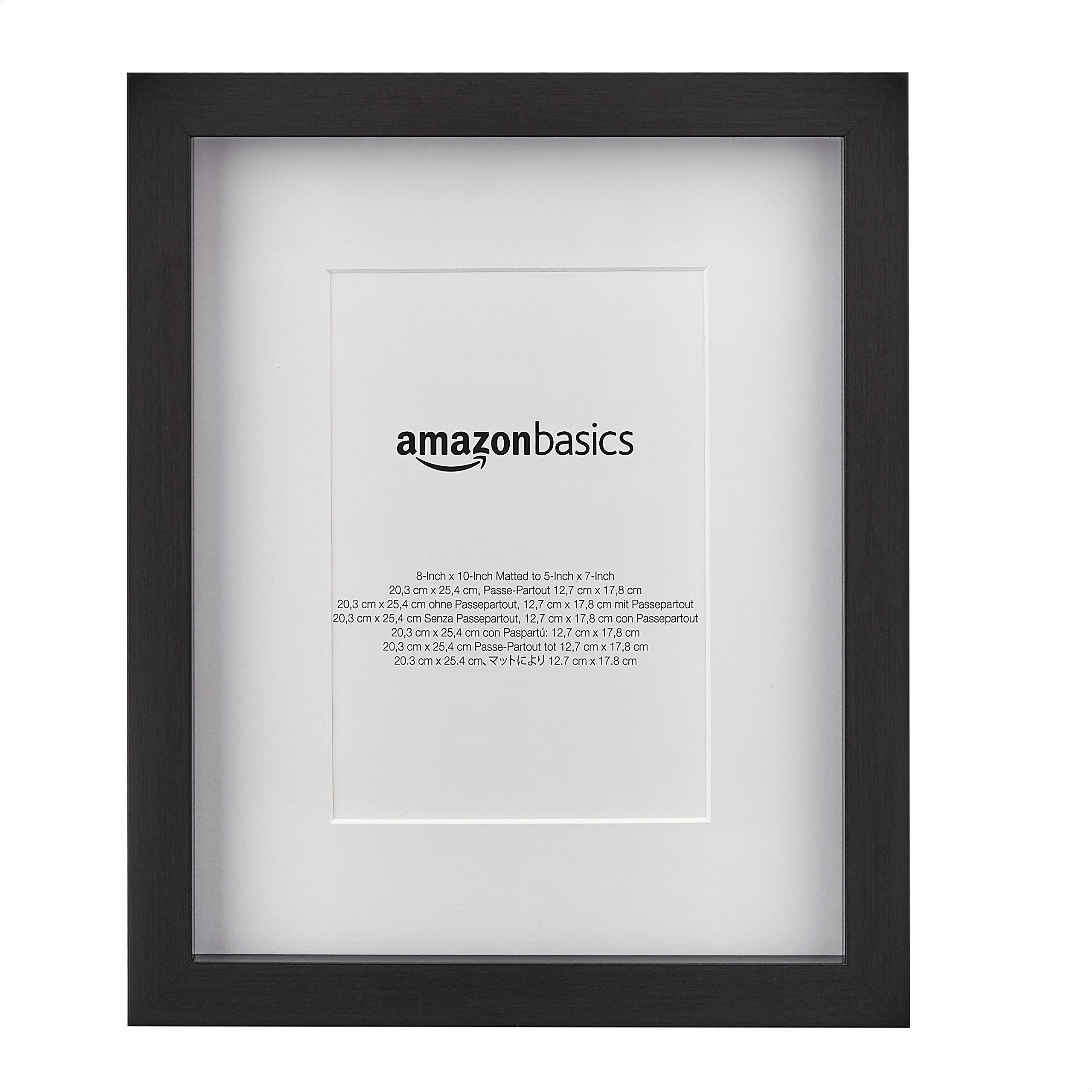 Foto 2 | Marco De Fotos Amazon Basics Rectangular, Paquete De 2 Unidades, Negro - Venta Internacional.
