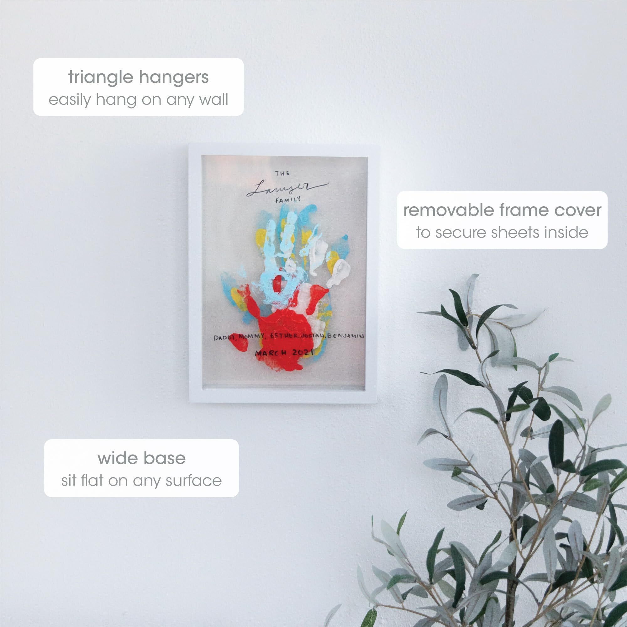 Foto 3 | Lámina Artística Bricolaje Mano Familiar - Venta Internacional