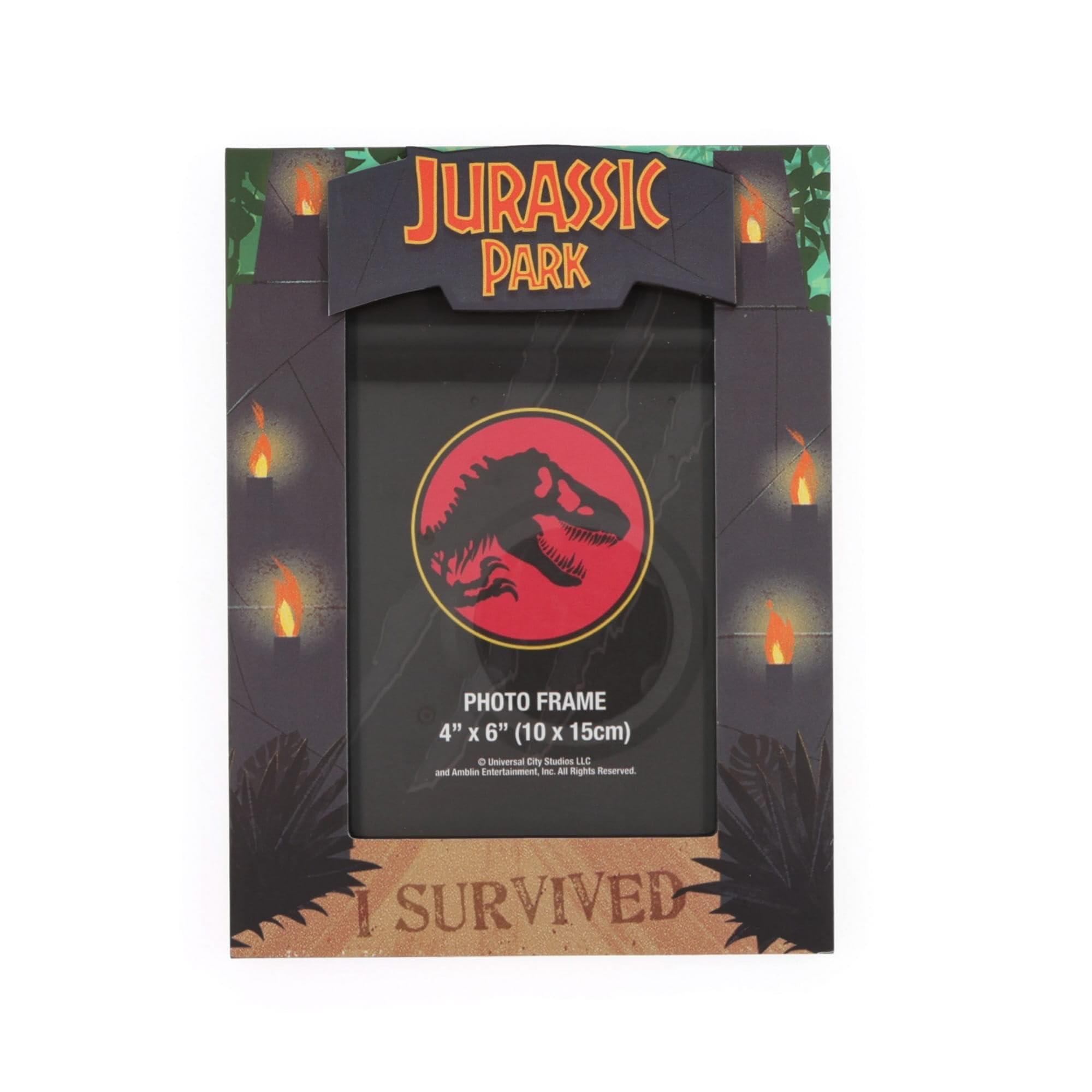 Foto 2 pulgar | Marco De Fotos Silver Buffalo Jurassic Park 4x6 - Venta Internacional.