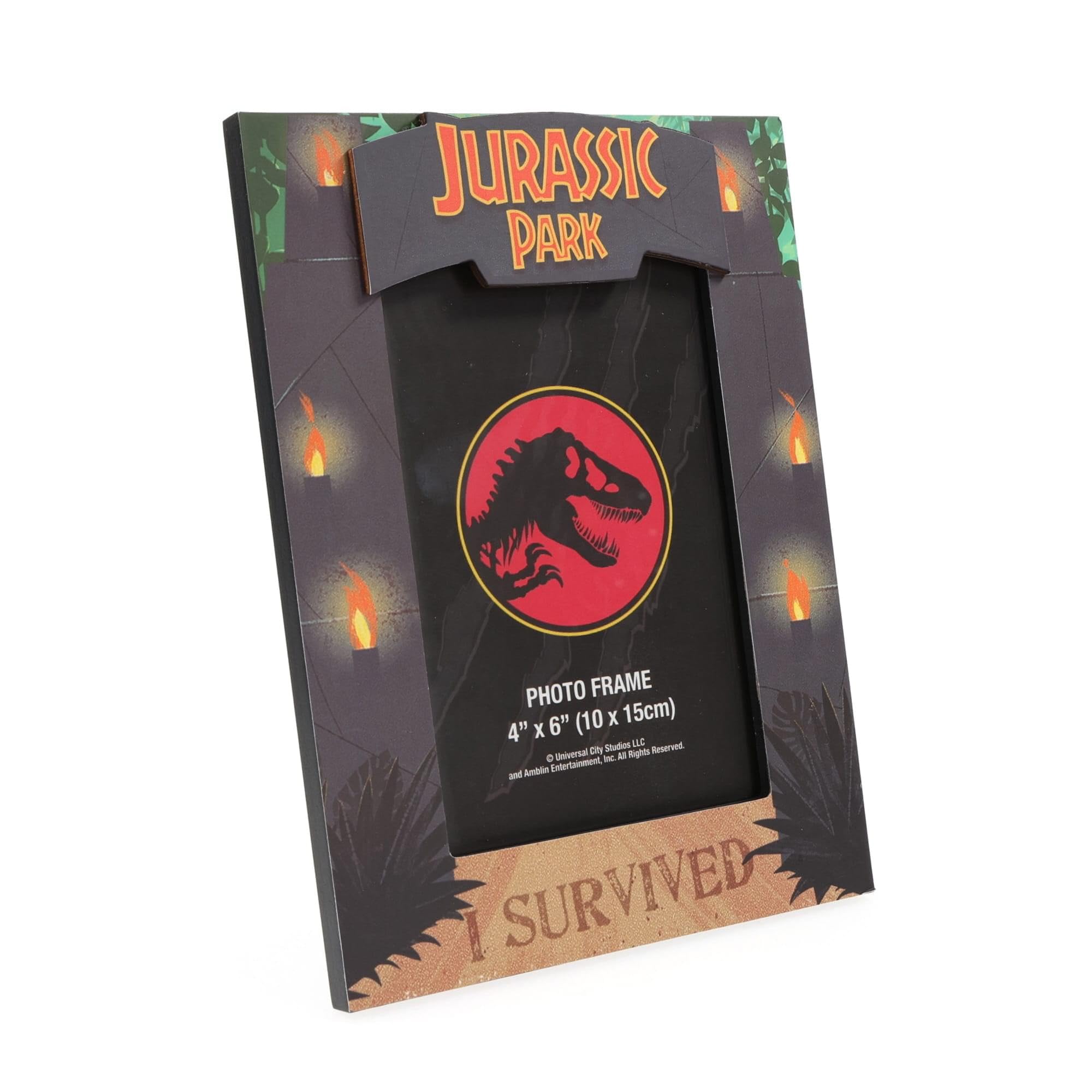 Foto 2 | Marco De Fotos Silver Buffalo Jurassic Park 4x6 - Venta Internacional.