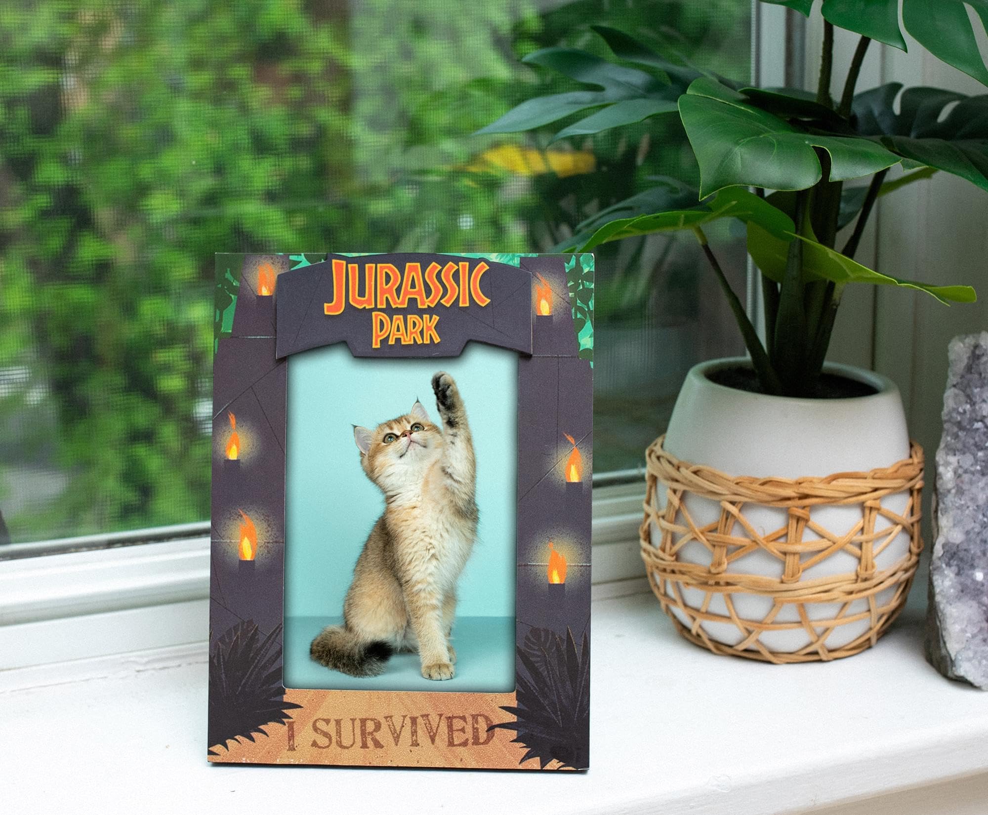Foto 6 pulgar | Marco De Fotos Silver Buffalo Jurassic Park 4x6 - Venta Internacional.