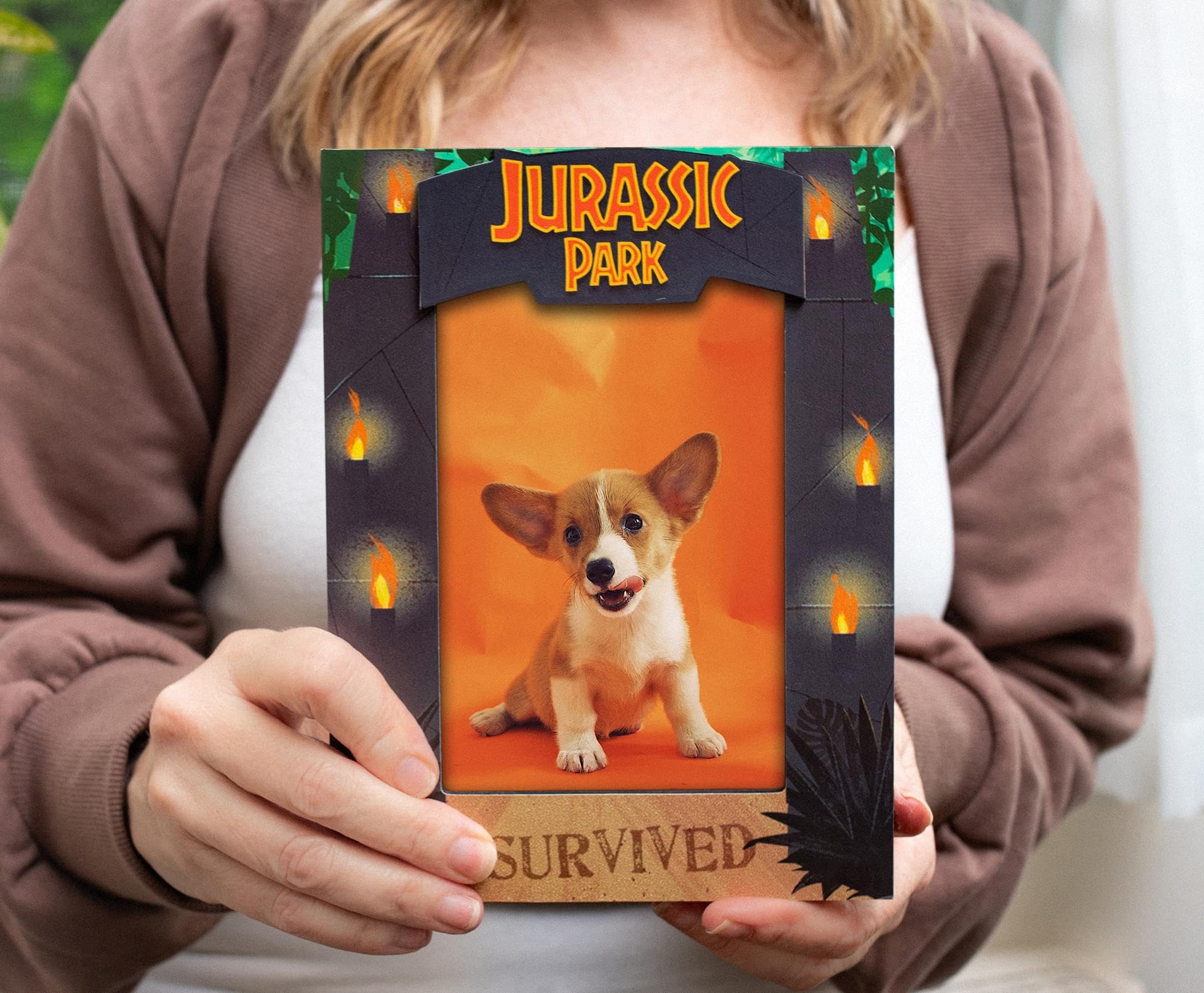 Foto 6 | Marco De Fotos Silver Buffalo Jurassic Park 4x6 - Venta Internacional.
