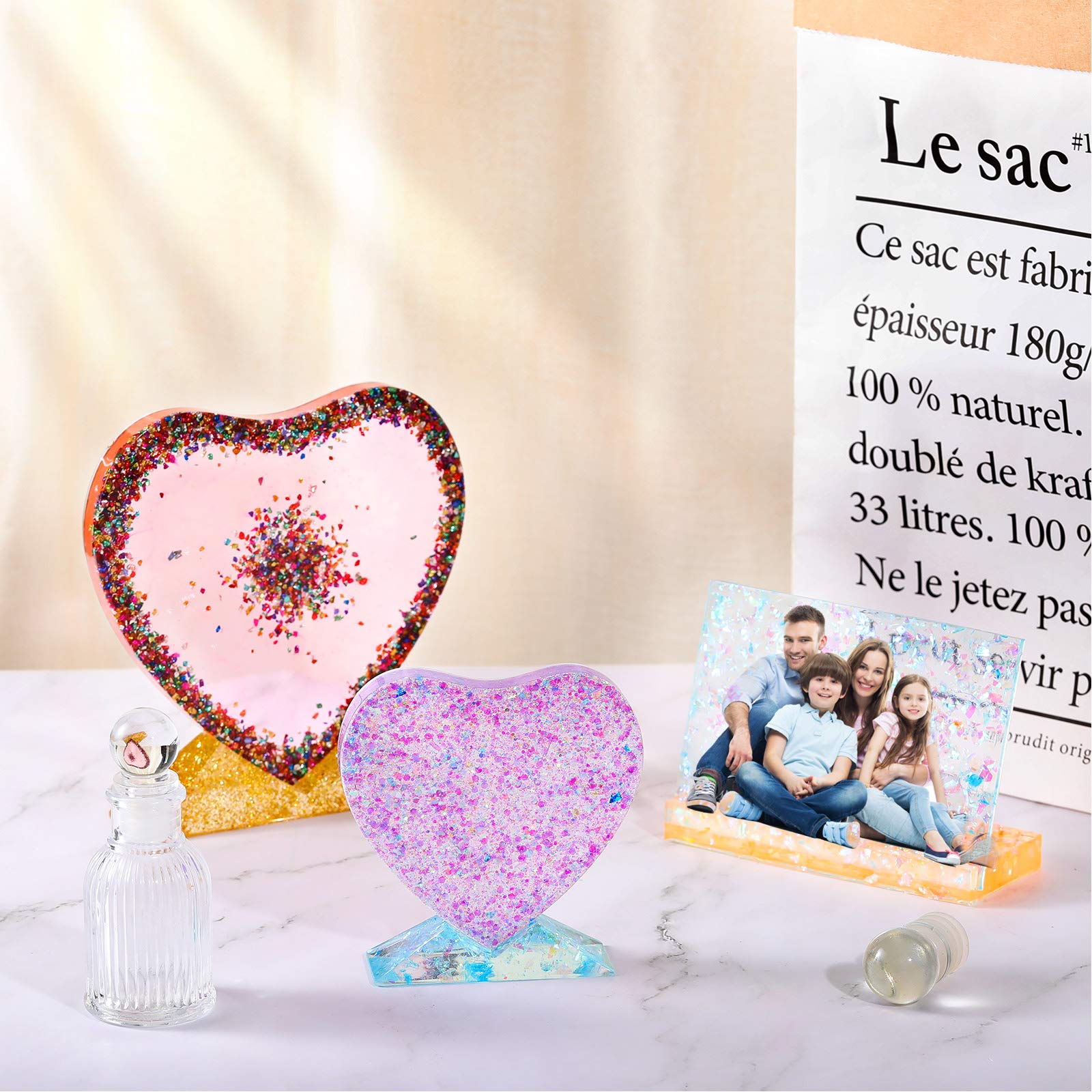 Foto 4 | Moldes De Silicona Para Marcos De Fotos, Forma De Corazón Patelai, Rectangular - Venta Internacional.
