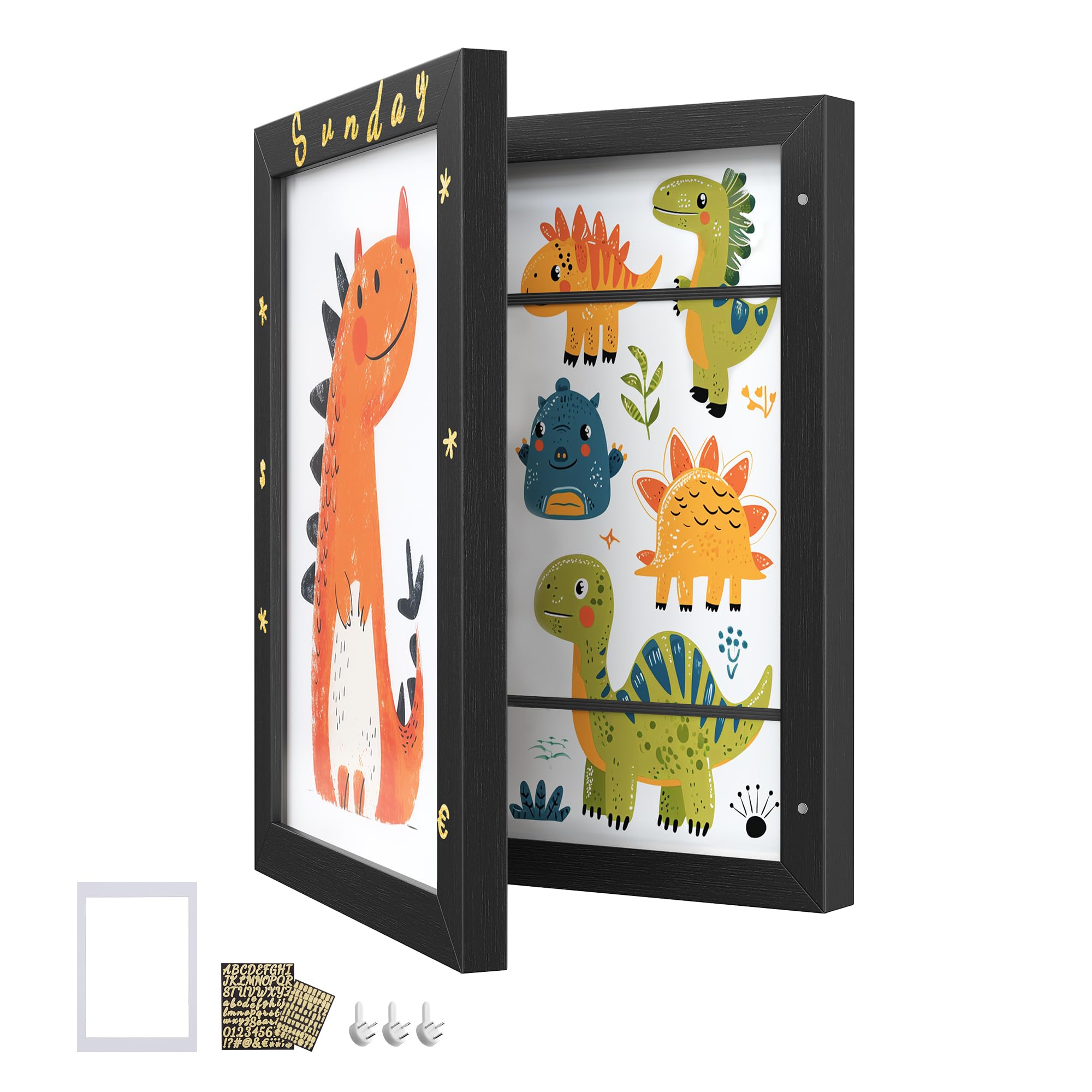 Foto 2 pulgar | Marco De Arte Infantil Songmics A4 De 8,5 X 11 Cm Con Capacidad Para 150 Dibujos - Venta Internacional.