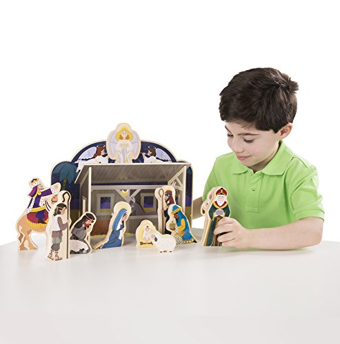 Foto 7 pulgar | Figuras de Belén de Madera Melissa & Doug 11 Piezas - Venta Internacional