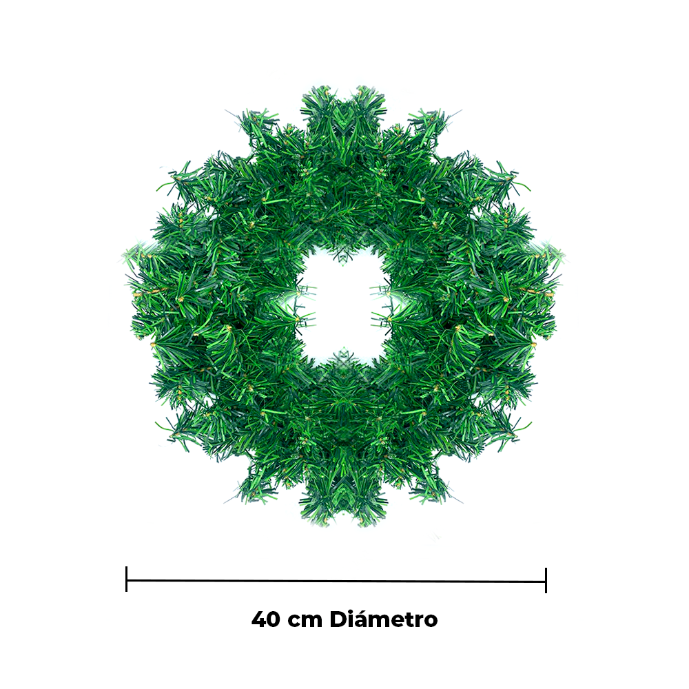 Foto 3 | Corona De Navidad Montable Ramas Flexibles Verde Oliva Plástico Resistente