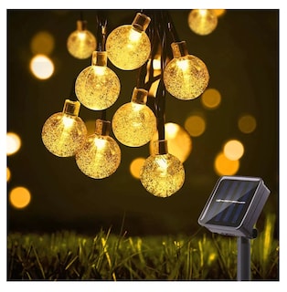 Foto 2 | Guirnalda De Luces Solar Exterior Jardin 8 Modos 16m 80 Led