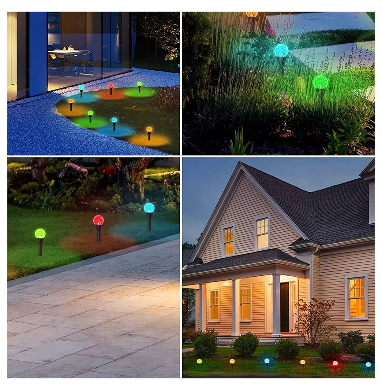 Foto 5 pulgar | Guirnalda De Luces Solar 9.5m 30 Foco Exterior Jardin 8 Modos Multicolor