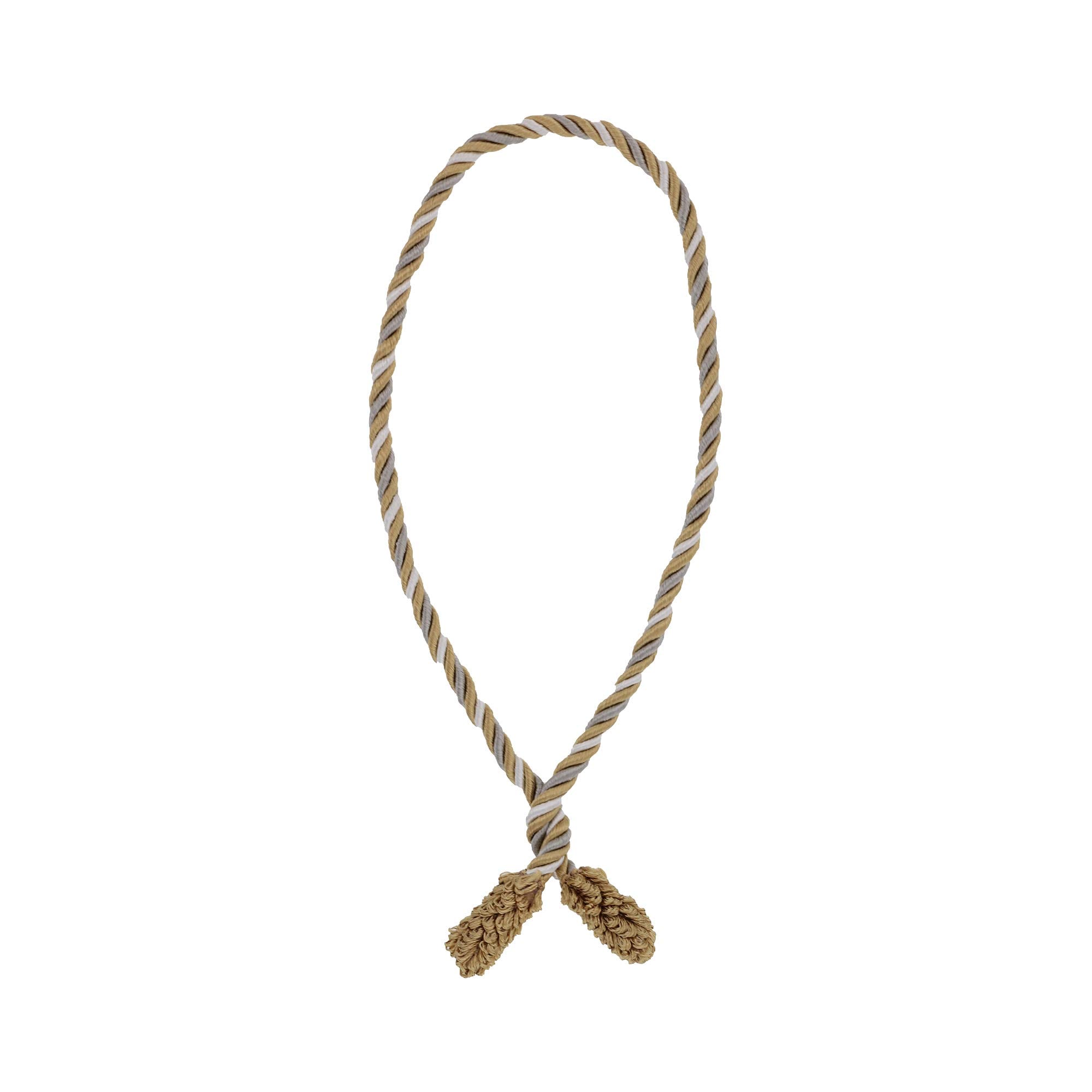 Corbatas Retorcidas Decorativas Haute Decor, 20 Cm, Paquete De 6 (dorado/plateado/blanco) - Venta Internacional. $520