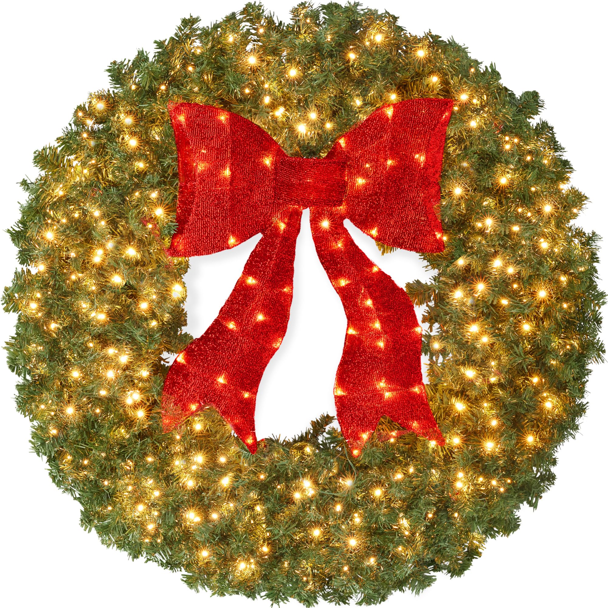 Foto 1 | Corona De Navidad Best Choice Products De 122 Cm Con 250 Luces Led - Venta Internacional.