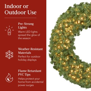 Foto 5 | Corona De Navidad Best Choice Products De 122 Cm Con 250 Luces Led - Venta Internacional.