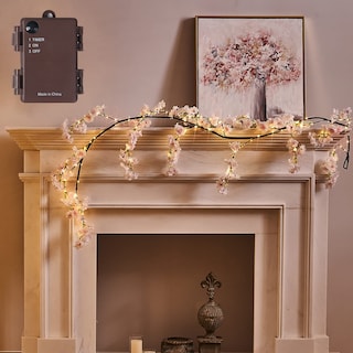 Foto 1 | Garland Fudios Spring Cherry Blossom Iluminada, 1,8 M, Con 96 Led - Venta Internacional.
