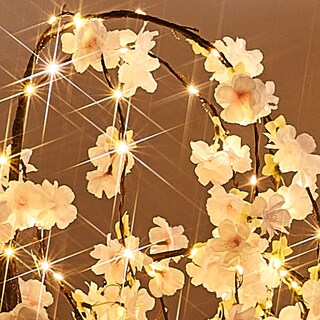 Foto 5 | Garland Fudios Spring Cherry Blossom Iluminada, 1,8 M, Con 96 Led - Venta Internacional.