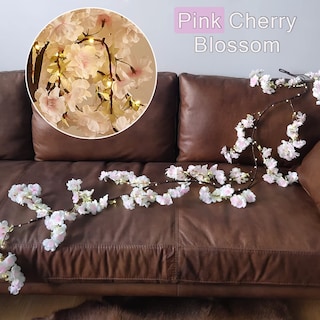 Foto 7 | Garland Fudios Spring Cherry Blossom Iluminada, 1,8 M, Con 96 Led - Venta Internacional.