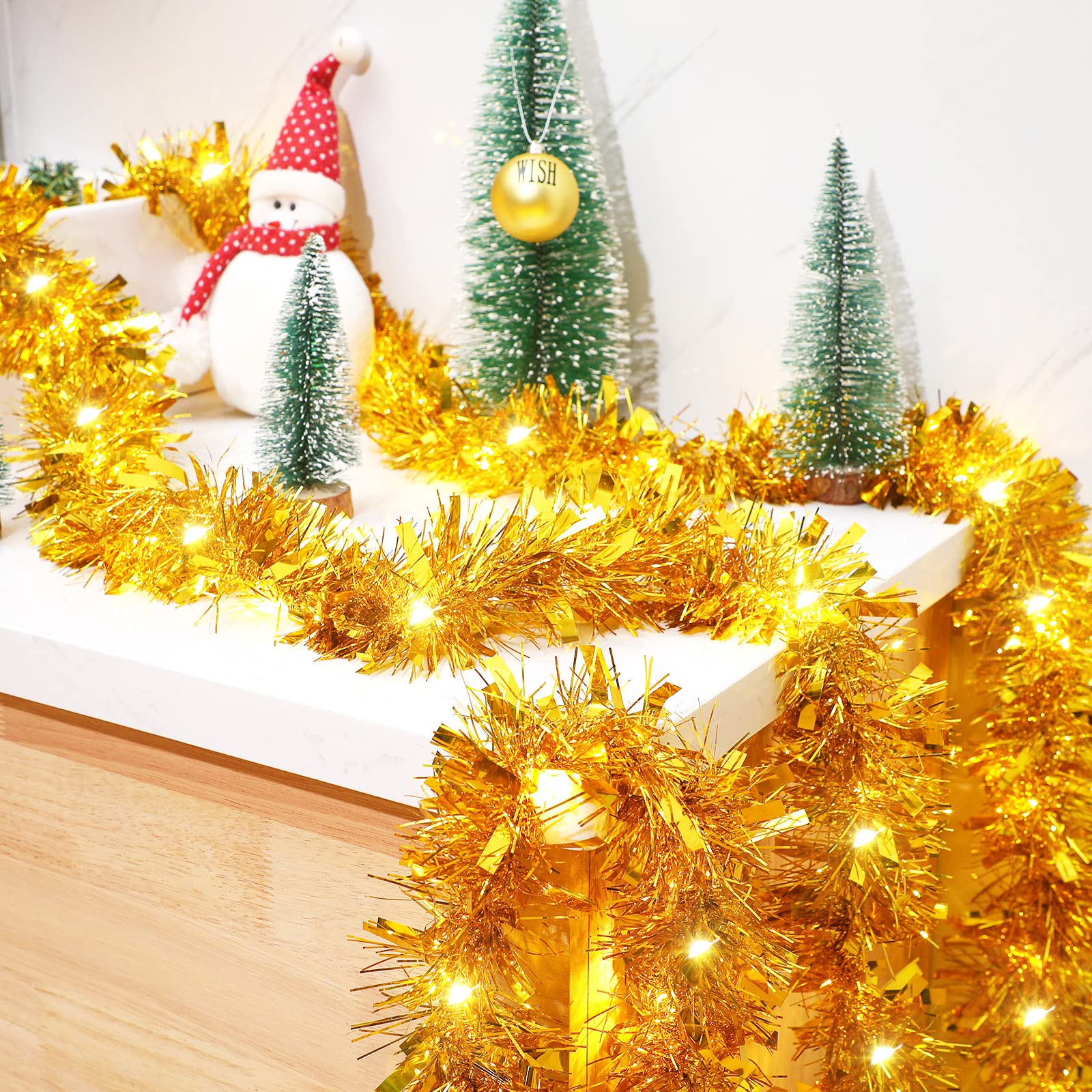 Foto 5 pulgar | Guirnalda Con Diseño De Árbol De Navidad, Diseño Kingdder, Preiluminada, Con Luces, 5 M - Venta Internacional.